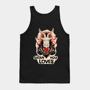 Satan Loves You Tank Top